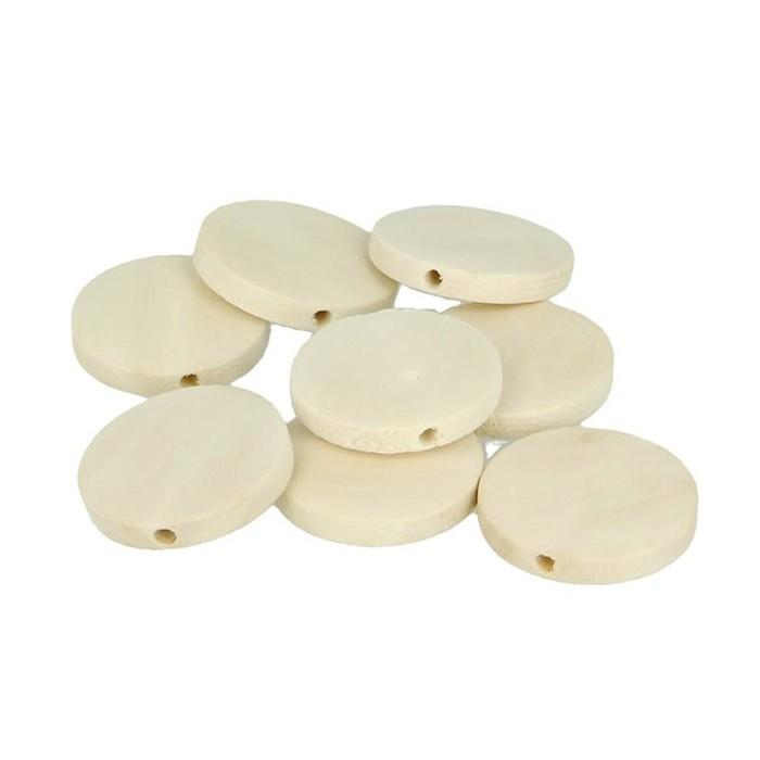 Jinlaili 200 Pièces Perles en Bois Coloré, Perles Rondes, Perles pour