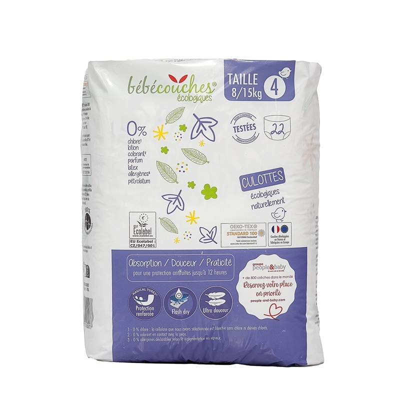 Couches Culottes Love & Green Taille 6 (16+ Kg) - Pack 1 Mois (64 Culottes) - Écologiques, Absorbantes, Sans Produits Chimiques