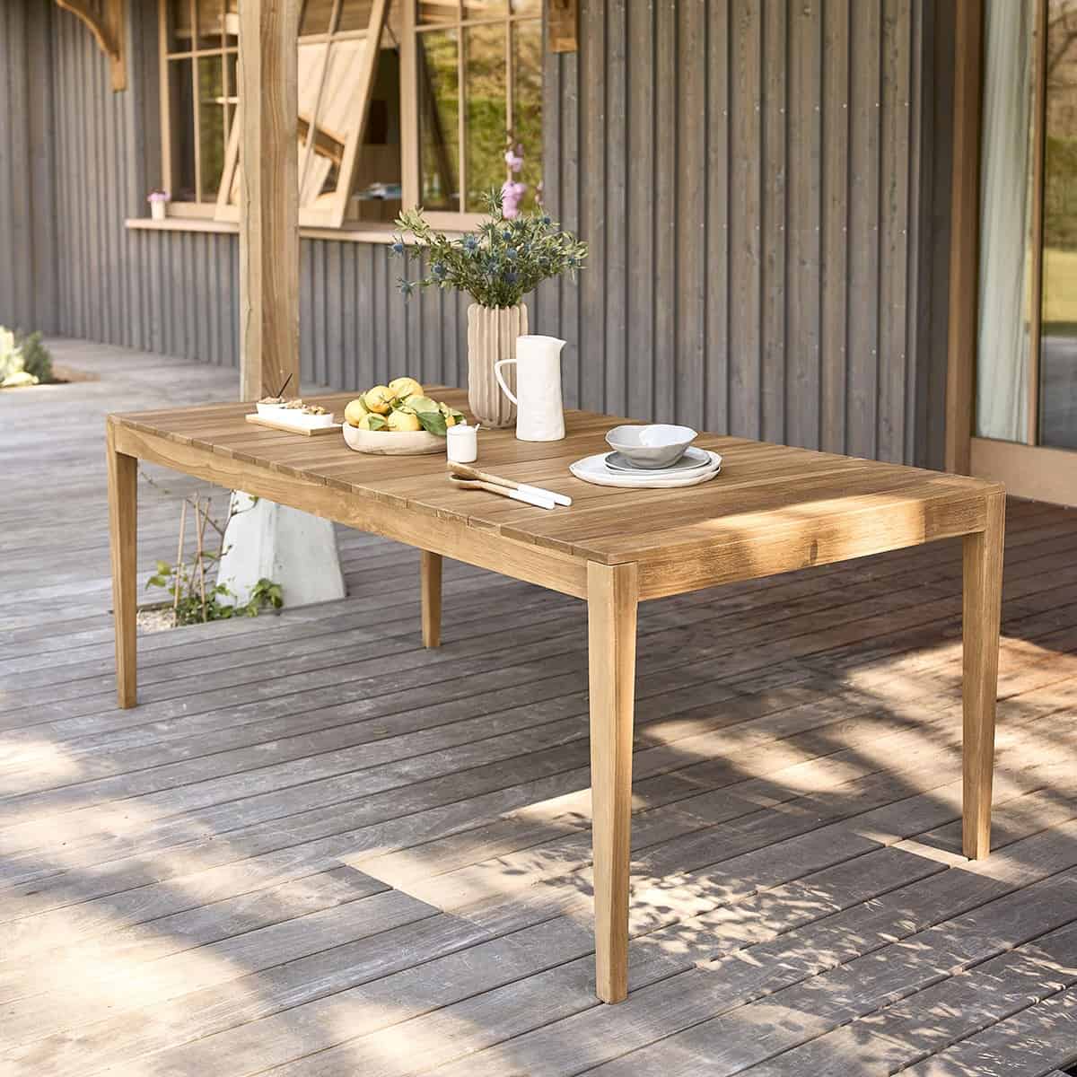 Table En Teck Massif