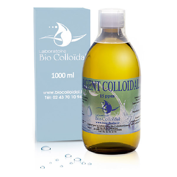 Argent Colloïdal 10 PPM - 500ml En Bouteille Verre, Fabriqué En France, 100% Naturel