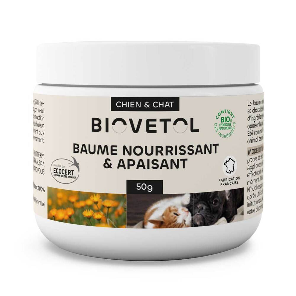 Biovetol - Baume apaisant et nourrissant Bio 50g