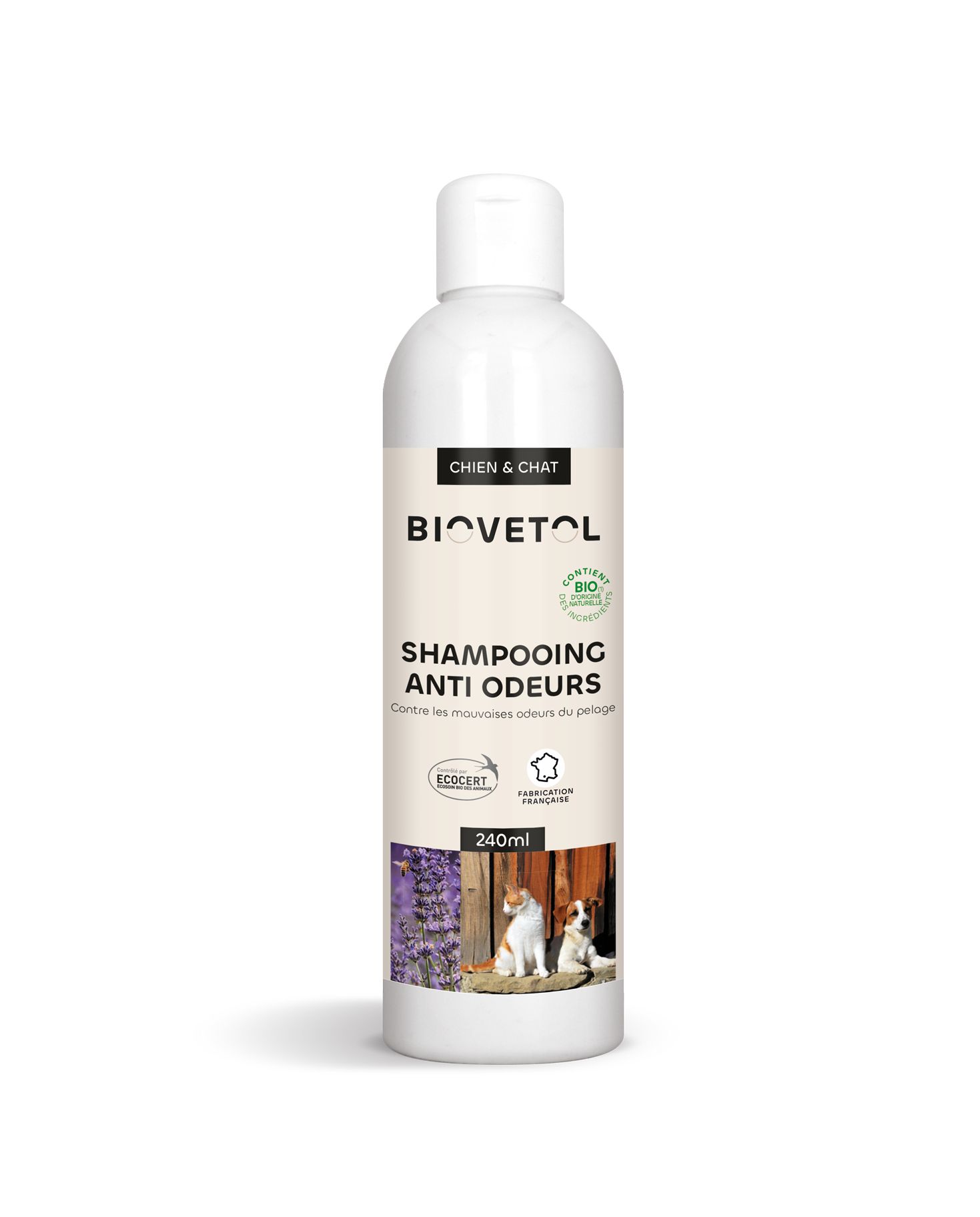 Biovetol - Biovetol - Shampoing Anti-Odeurs Bio 240mL