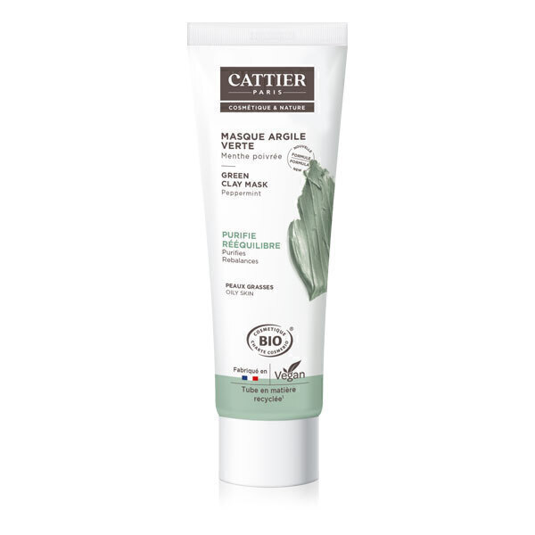 Gommage Visage à L'Argile Blanche BIO Cattier 100ml - Exfoliant Et Reminéralisant - Neuf