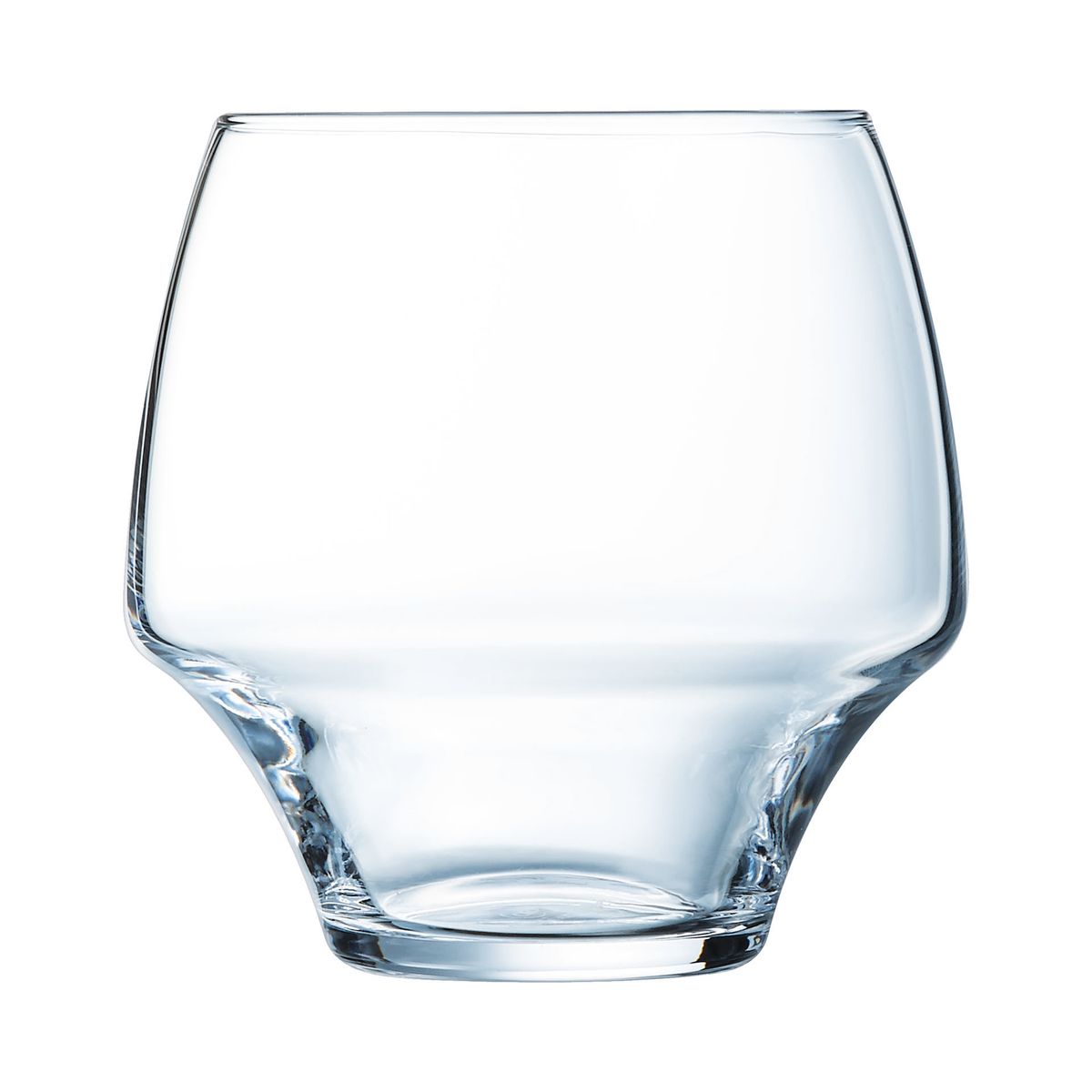 Verres à pied trempés PLATINE 25 cl