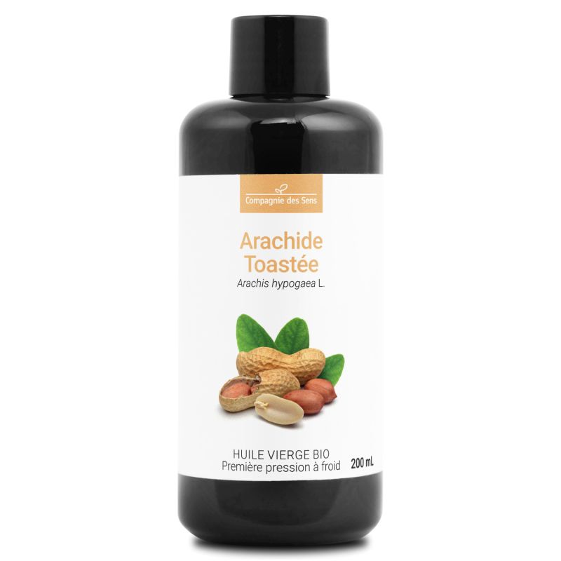 Arachide Toaste - Huile Vgtale Vierge BIO - 200mL | Greenweez