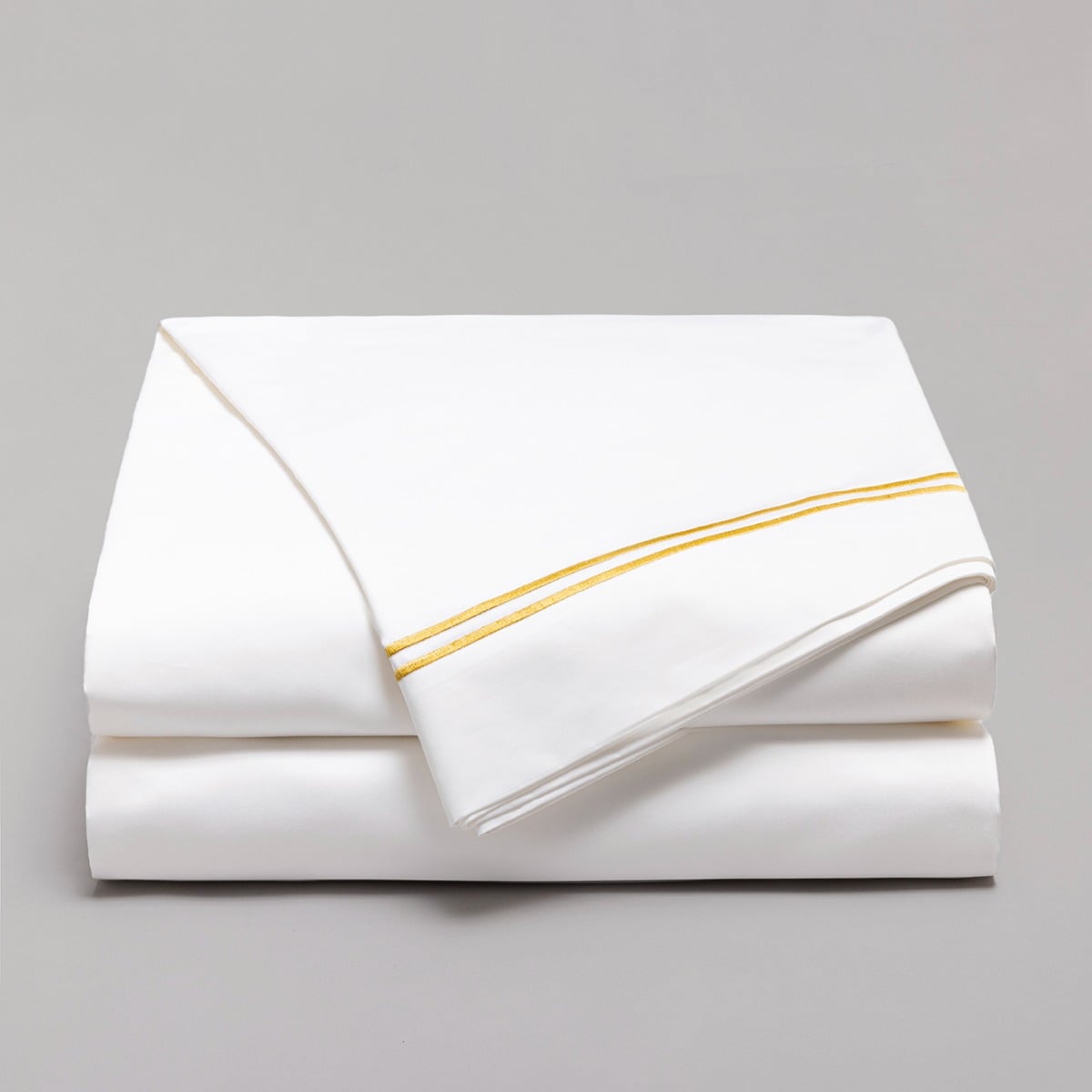 Drap plat satin de coton égyptien 320 fils - 800tc CAP FERRAT | Greenweez