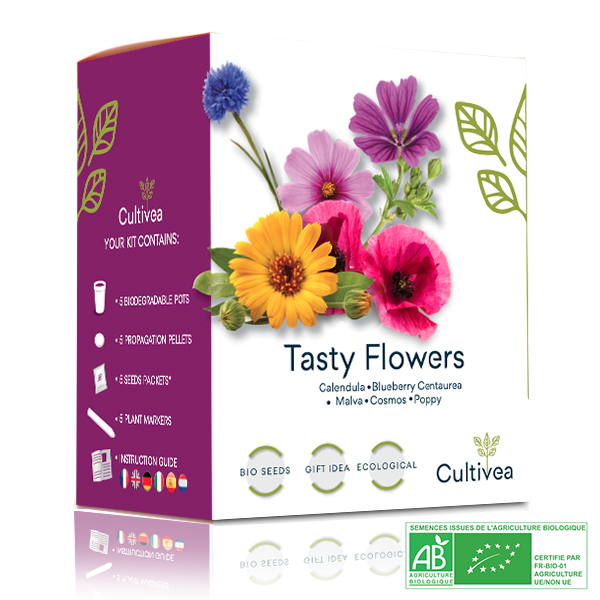 Mélange De Fleurs Comestibles AYOMIN - 25g (environ 20 Pièces Griffes De Lion) - Pour Décoration Culinaire, Desserts, Salades - 4