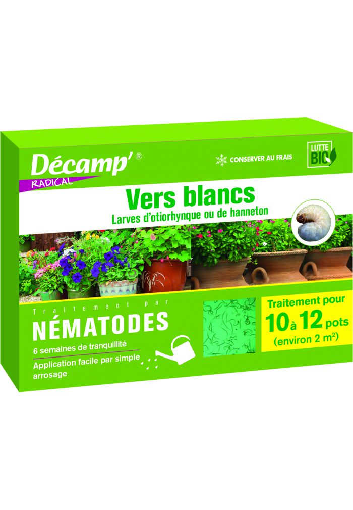 achatnature - Nématodes HB contre vers blancs et hannetons - 50 millions - 100 m²
