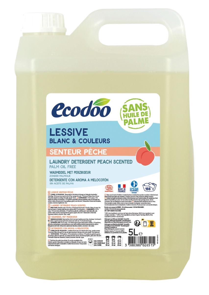 Ecodoo Lessive liquide concentre Pche 5L | Greenweez