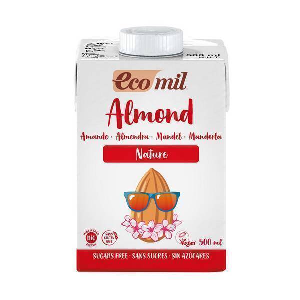 Lait amande nature sans sucre ajouté bio 500ml Greenweez — free download