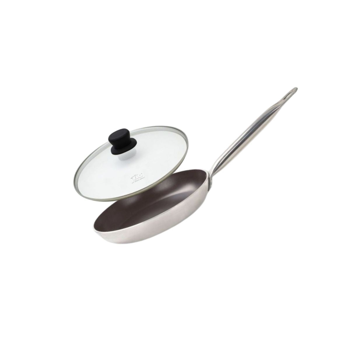 Elo Mini crêpière 675142614 cm avec revêtement en céramique sans PFAS Tous Feux sauf Induction, Noir