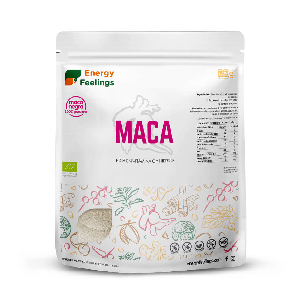 Poudre L-Arginine 1 Kg + Maca 420 G - Complément Alimentaire - Marque Emma Santé