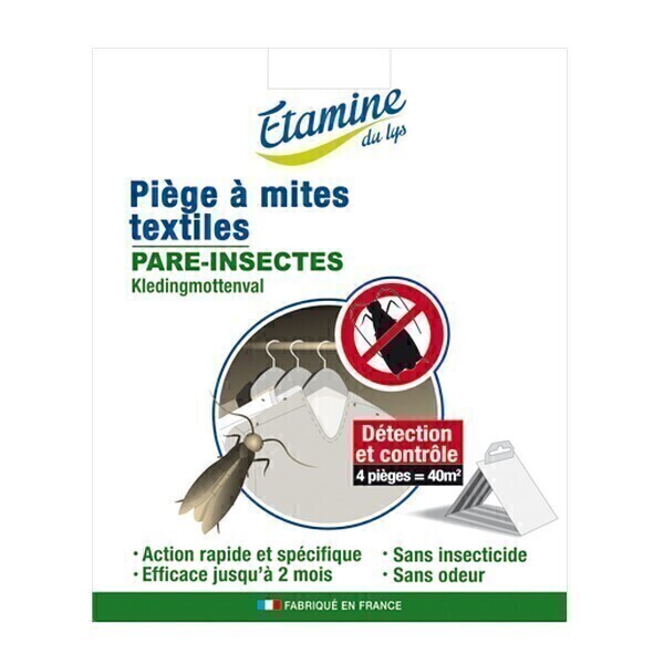 Piège à Mites Textiles Aries – Sans Odeur, Efficace 3 Mois, Protection Longue Durée Vêtements & Tissus