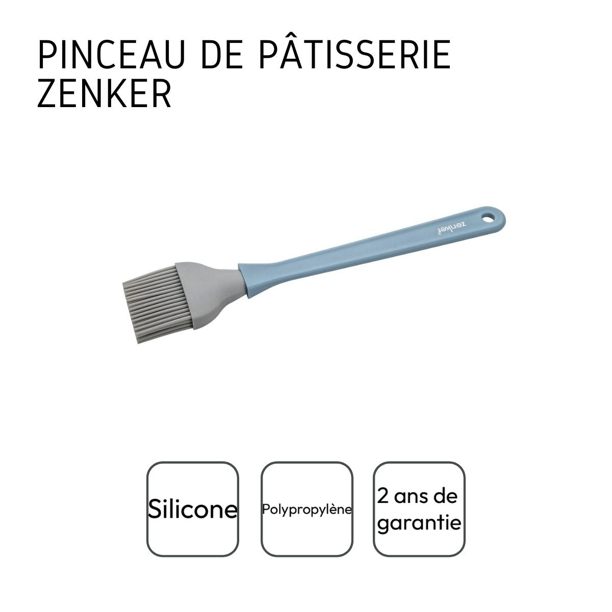 Lot De 2 Pinceaux à Pâtisserie En Silicone - 17 Cm - Pour La