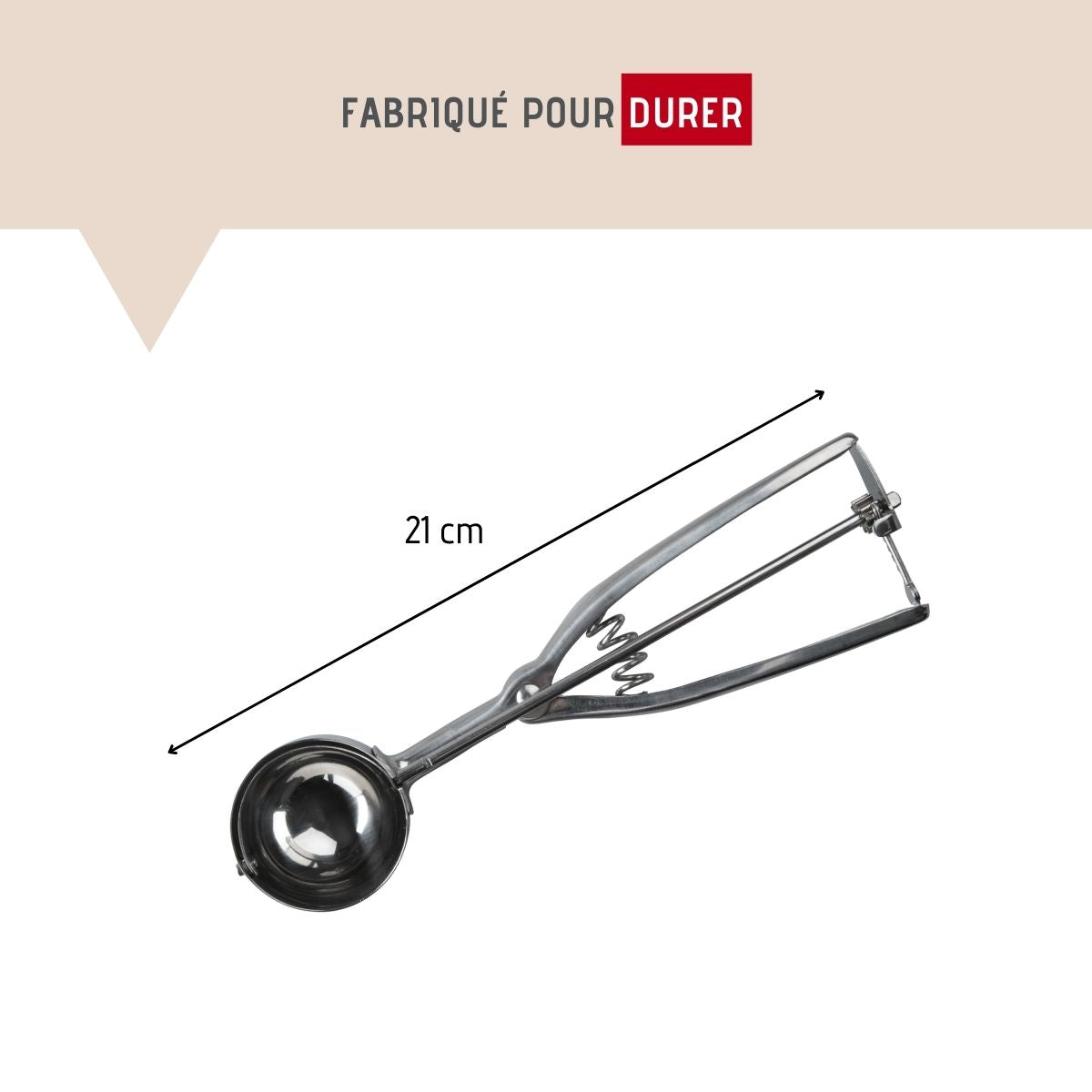 Cuillère à Glace Fackelmann FM Professional – Pour Des Boules Parfaites à Tous Les Coups !