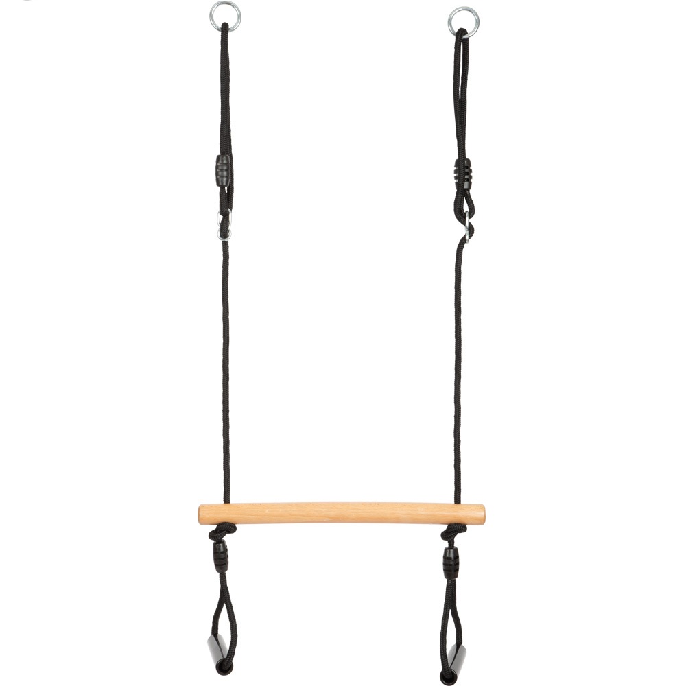 Balançoire De Trapèze En Bois Avec Anneaux Pour Jouet De Jeu Amusant Intérieur - , 1.2 ~ 1.9m Balançoire De Trapèze En Bois Avec Anneaux Pour Jouet De Jeu Amusant Intérieur - , 1.2 ~ 1.9m