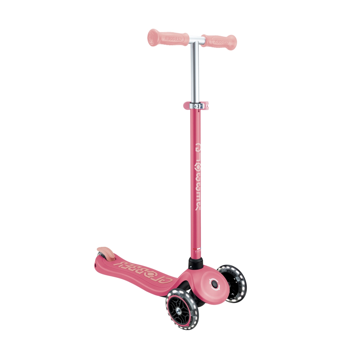 Globber Primo Plus Glow Lights – Trottinette 3 Roues Lumineuse Et Fluorescente, Dès 3 Ans, Guidon Ajustable 4 Hauteurs