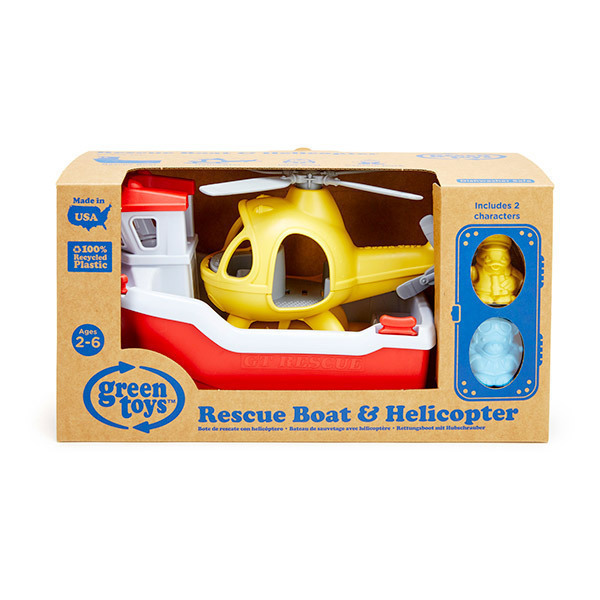 Green Toys Bateau de Sauvetage - Dès 2 ans