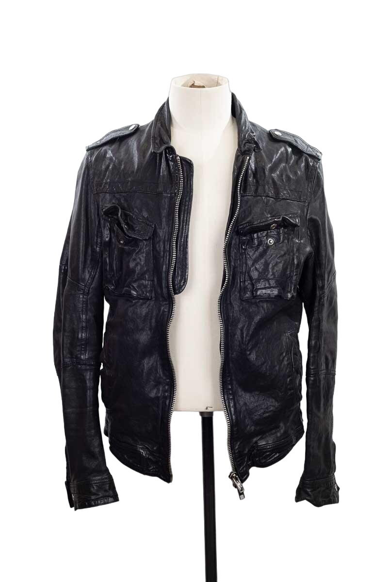Veste All Saints en cuir Greenweez