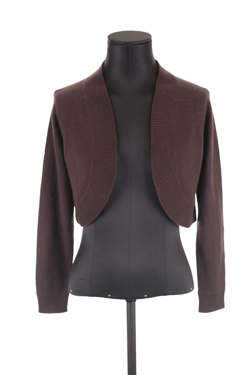Gilet En Cachemire Eric Bompard - Taille L | Noir | Occasion En État Parfait