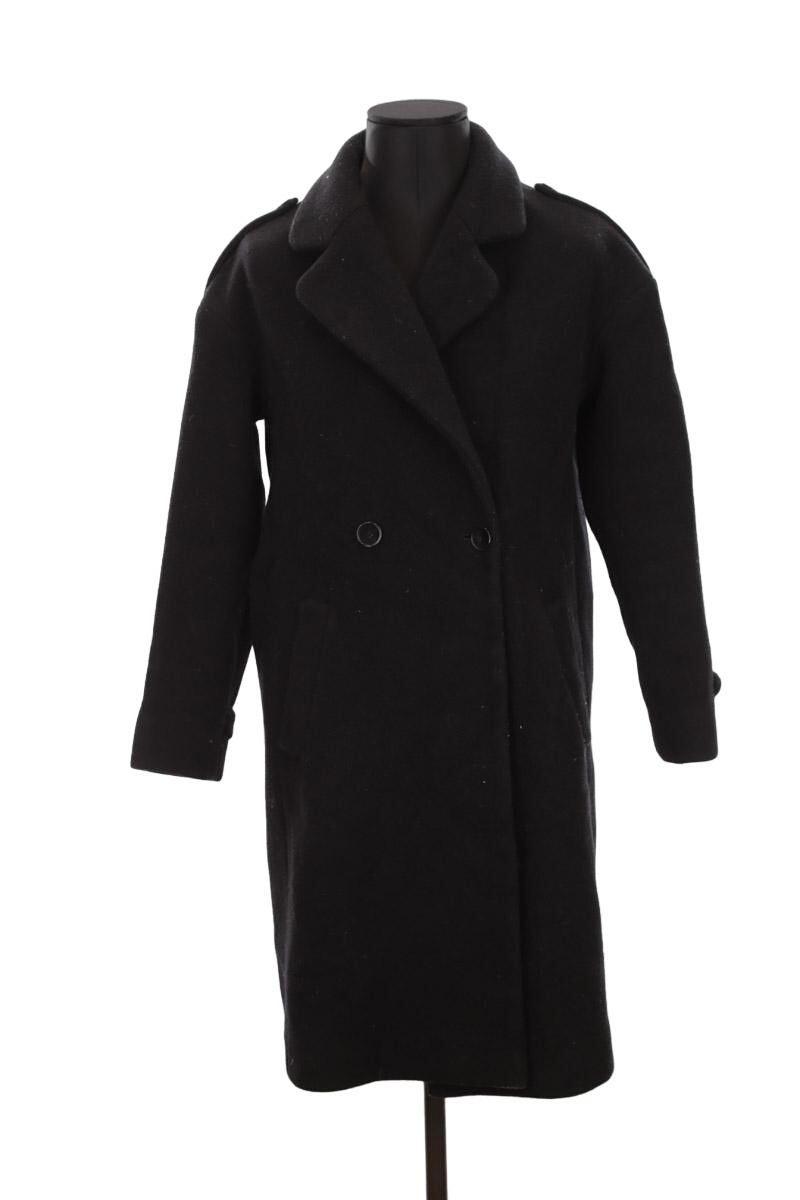 Veste Perfecto Sandro En Laine - Taille M - Occasion Très Bon état - Style Motard Noir