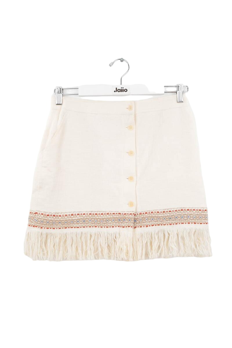 Jupe évasée PAUL & JOE Sister - Taille 36, Couleur Beige/marron - En Très Bon état
