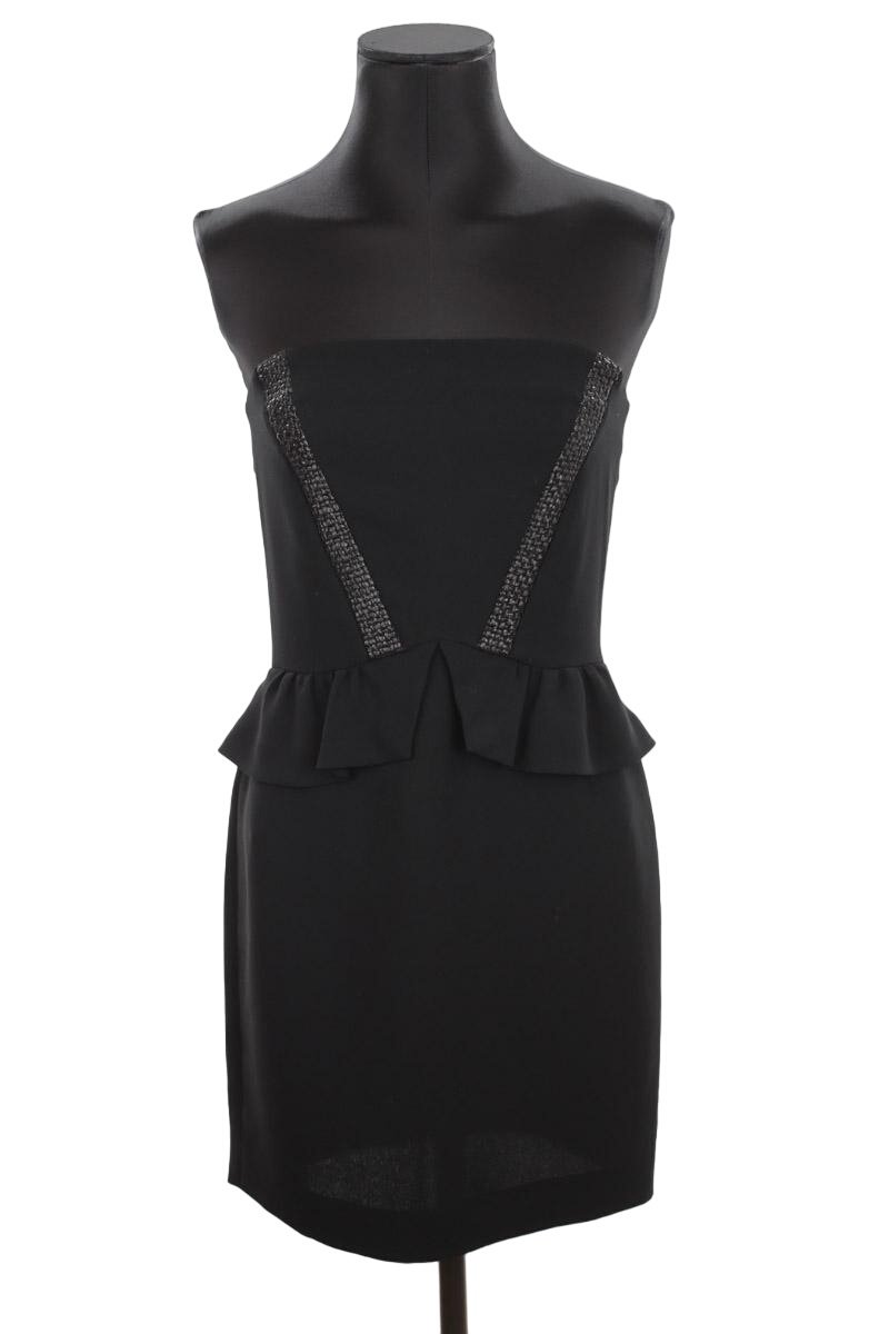 Robe Sandro noire dentelle taille 36 - Vêtements