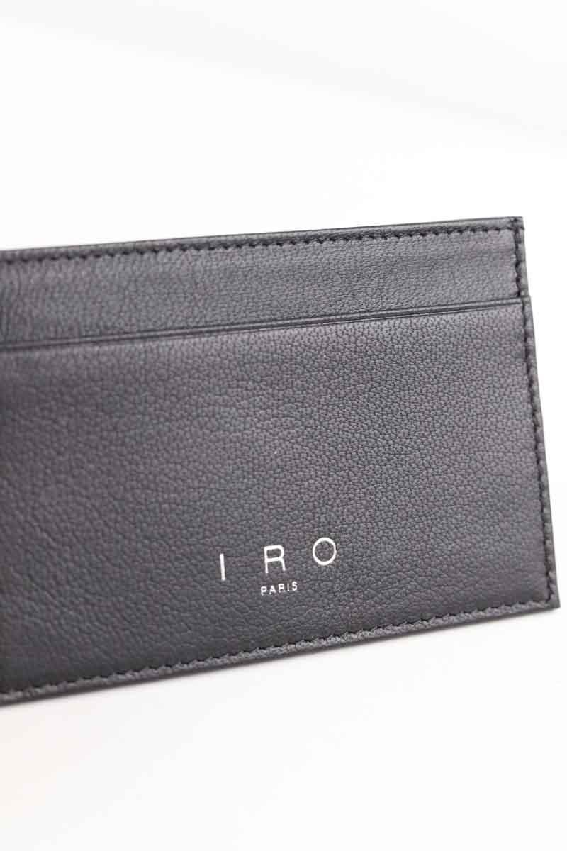 Jaiio Porte Monnaie Chanel Femme Porte-carte Iro Noir En Cuir