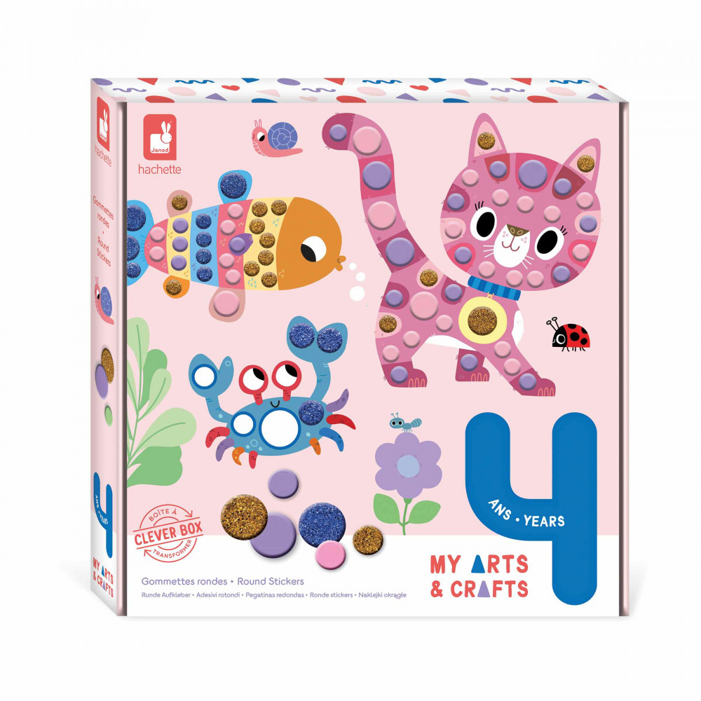 48 gommettes rondes multicolores 2cm | Les gommettes françaises