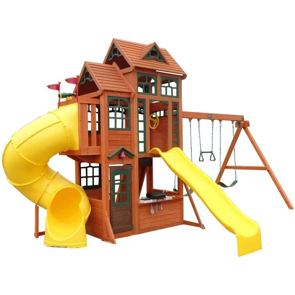 Aire de jeux en bois Canyon Ridge de KidKraft | Greenweez