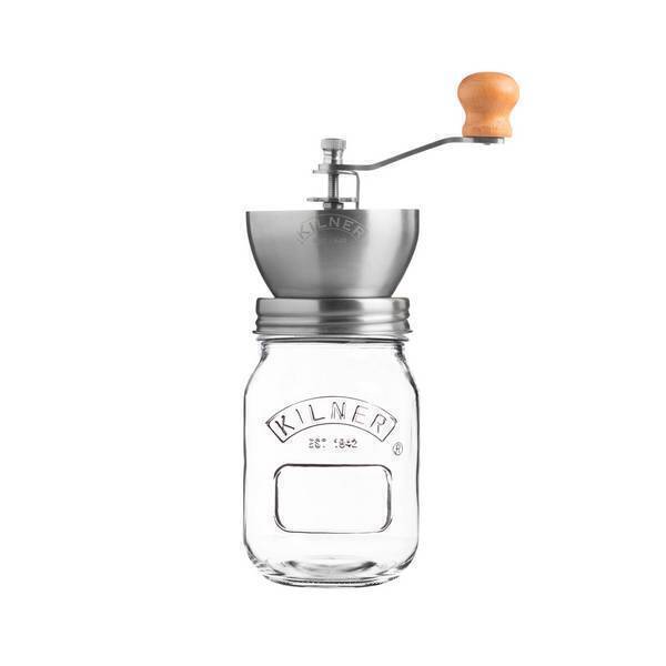 Moulin à Café Manuel Vienesso – Broyeur Céramique 8 Niveaux, Acier Inox & Verre + E-Book Barista