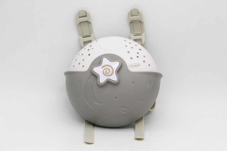Veilleuse Projecteur Infantino Soothing Light - Projection Ciel Étoilé, Détecteur De Pleurs - Rose