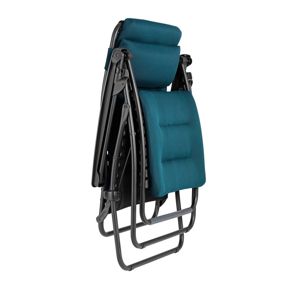 Transat Relax Lafuma Zéro Gravité XL - Toile AirComfort, Pliable, Label Longtime - Jardin, Terrasse, Salon - 9