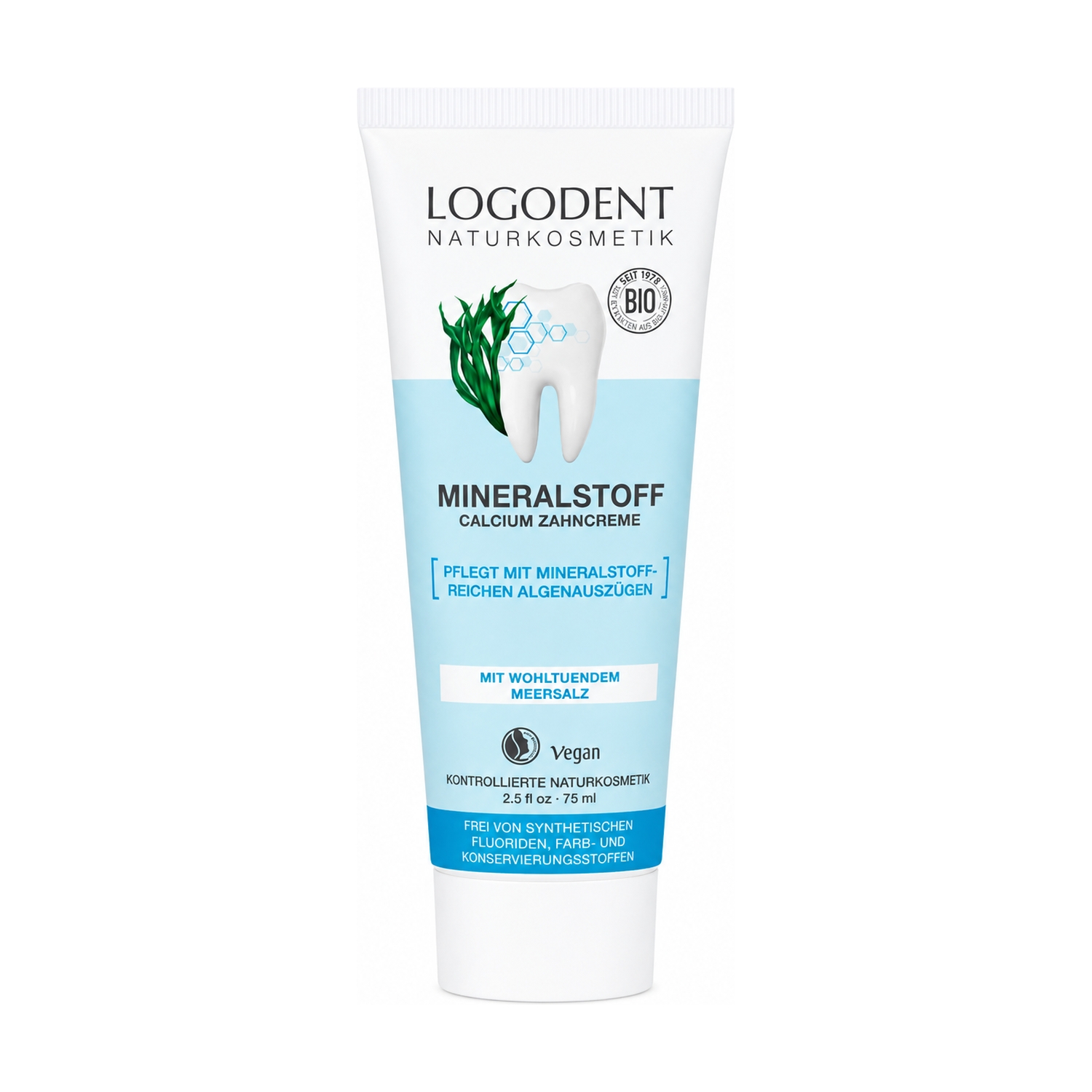 Dentifrice Urtekram à L'Eucalyptus – Sans Fluor – 75 Ml – Neuf