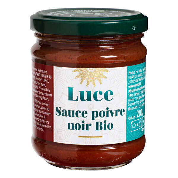Sauce au poivre noir 200g Greenweez