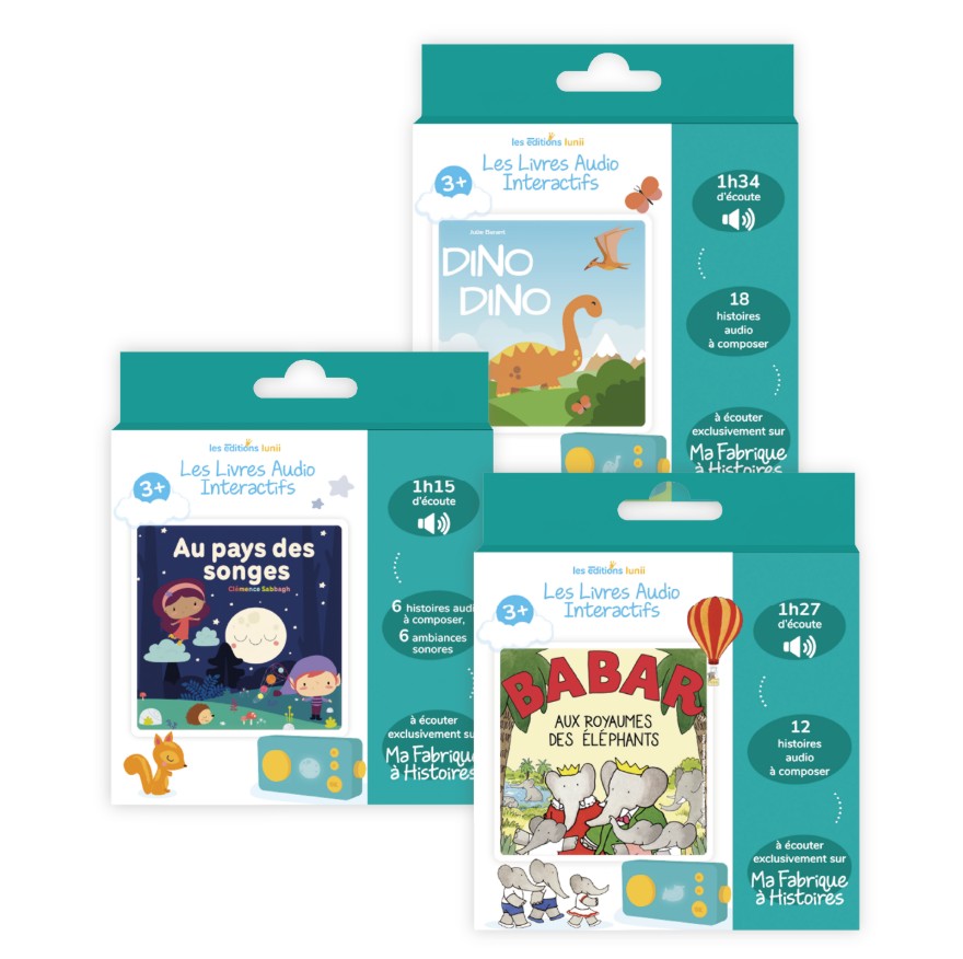 Pack 3 Livres Audio Lunii – Pat’ Patrouille à La Rescousse ! + Enquêtes + Ruben – 2h38 D’écoute Dès 3 Ans