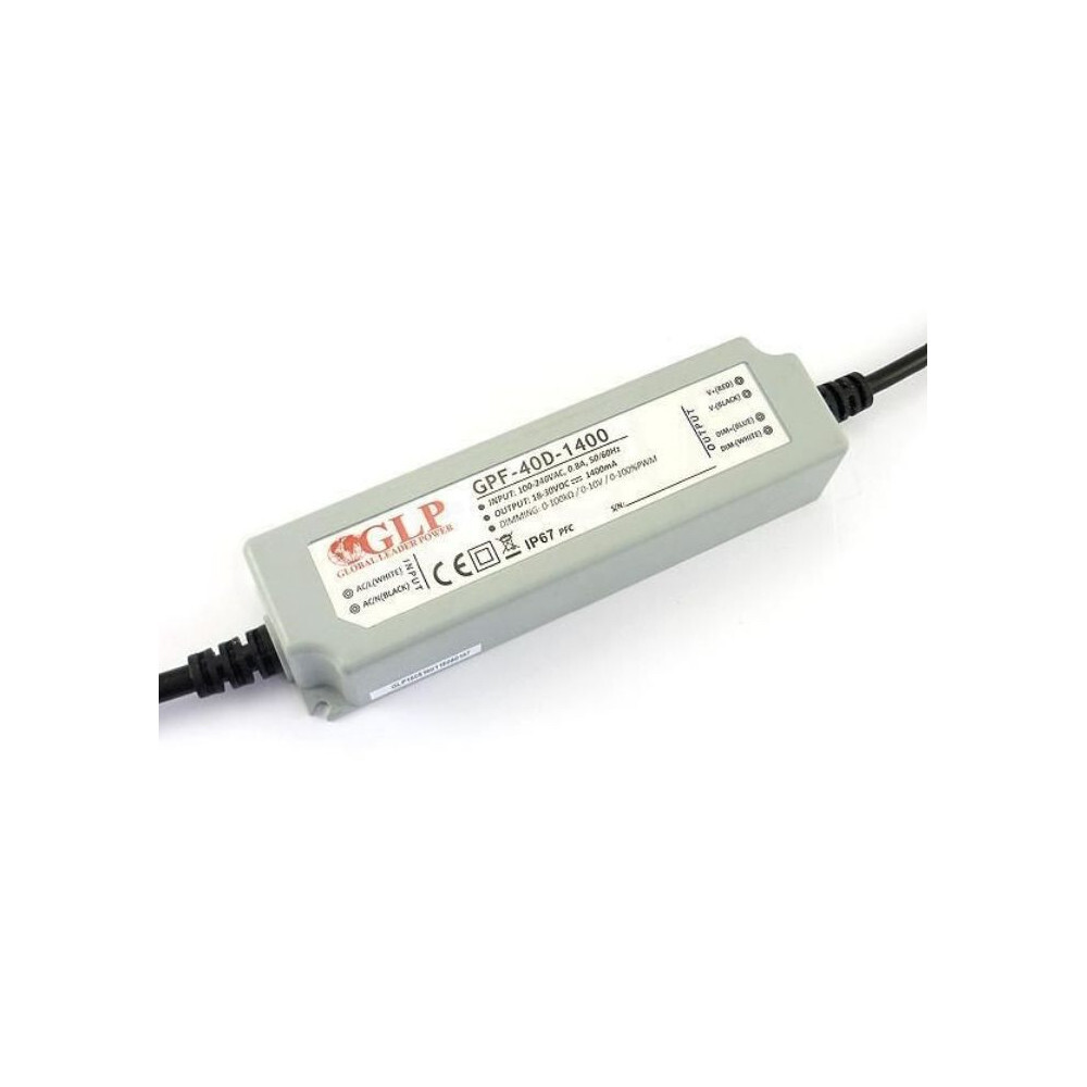 Buachois Alimentation LED Étanche IP67 12V 30W - Transformateur Pour Rubans LED Extérieur