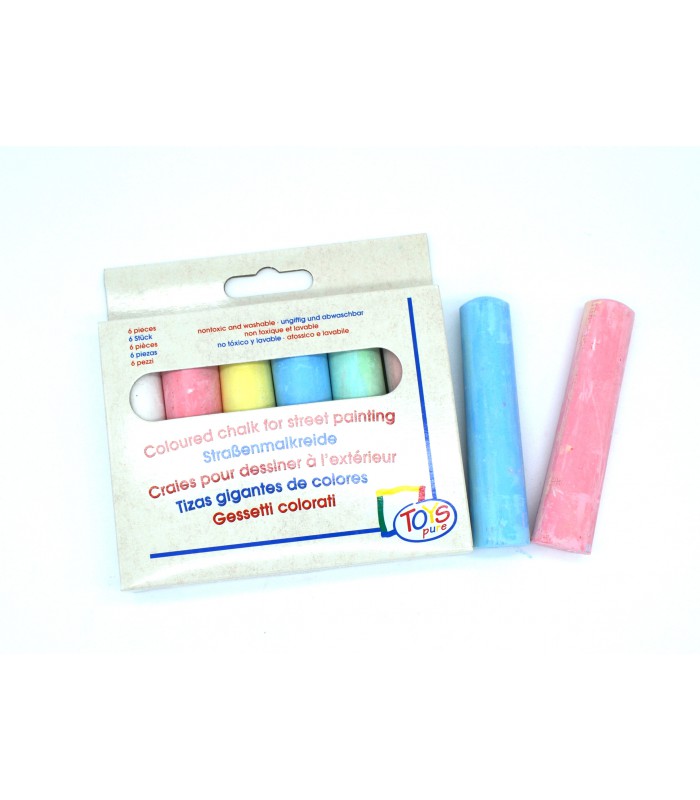 Boite de 12 craies forestières couleur BLANCHE