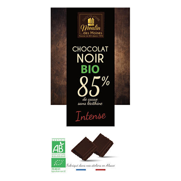 Chocolat noir intense 85 de cacao bio 100g Greenweez — free download