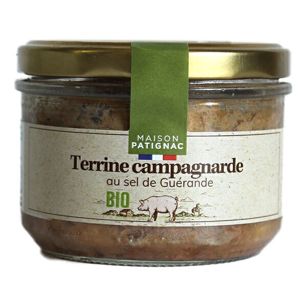Terrine campagnarde au sel de Guérande 180g Greenweez