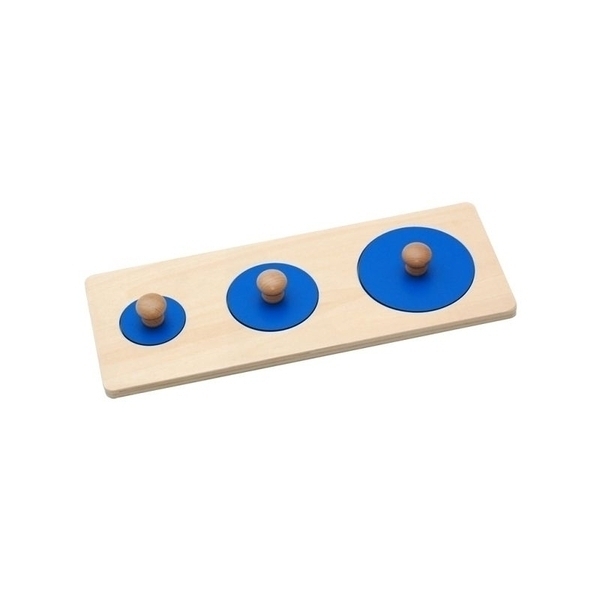 Puzzle 3 ronds Bleus | Greenweez