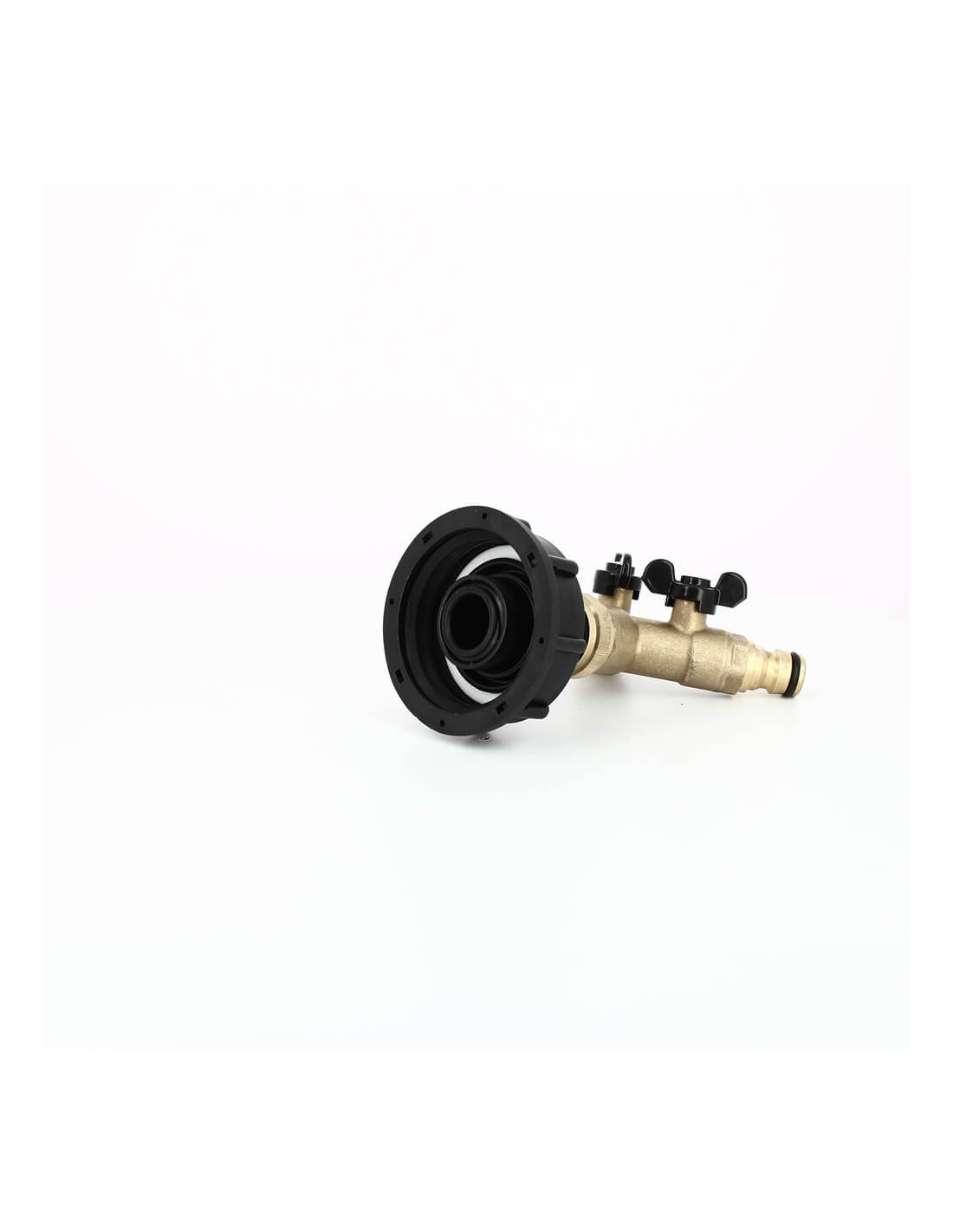 Raccord Cuve Eau S60X6 - Robinet Laiton 15mm Pour Cuve 1000L, Récupération Eau Pluie