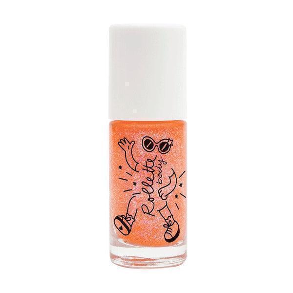 Huile Corporelle Pailletée Glossxglow – Parfum Pêche Vanille Framboise – 50ml