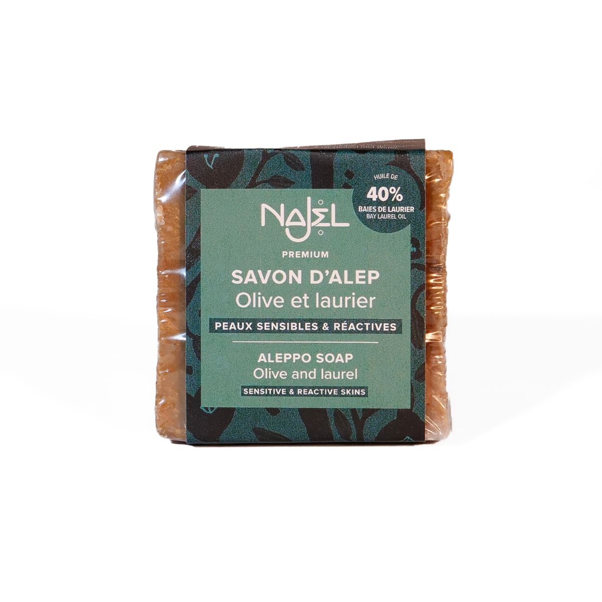 Savon D'Alep Traditionnel à 25% D'huile De Baie De Laurier - 100ml - Marque Alepia
