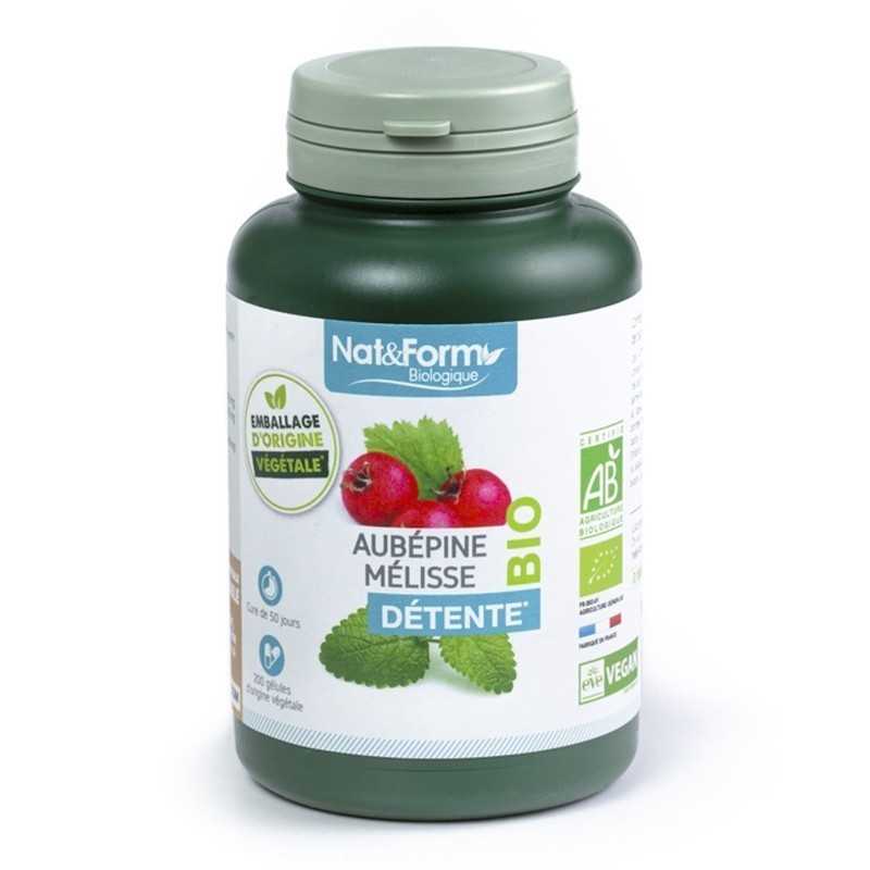 Complément Alimentaire Aubépine Olivier Bio - 180 Gélules Végétales De 200 Mg Par Jolivia