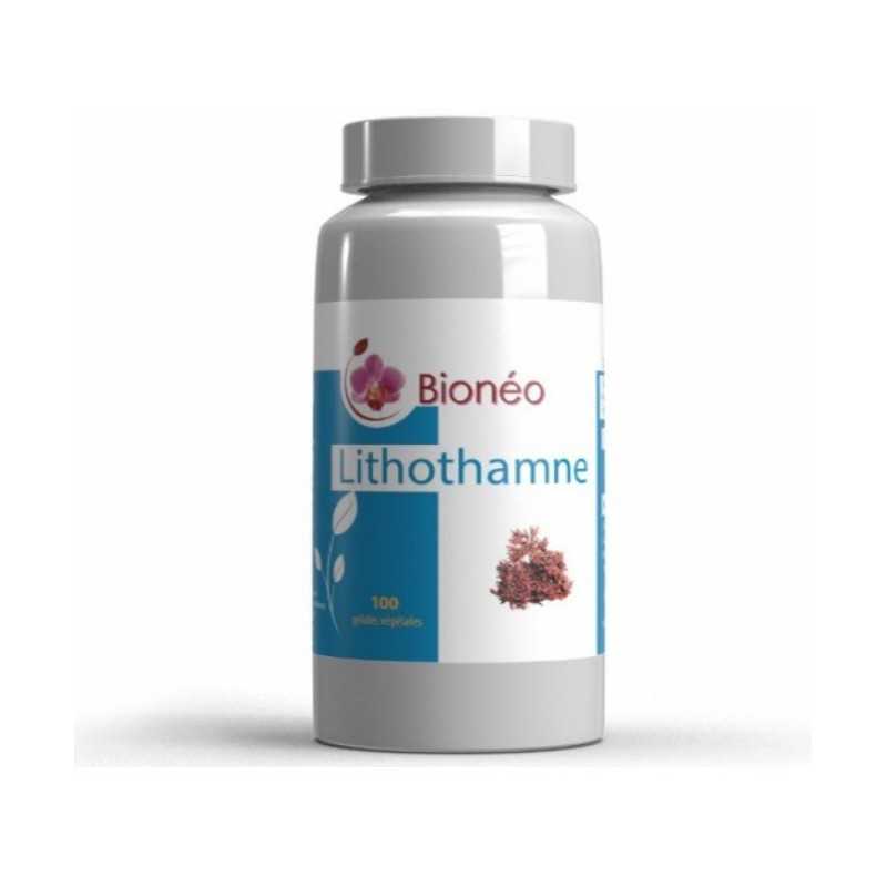 Lithothamne 200 Gélules Dosées à 800mg - Enveloppe Végétale, 100% Naturel, Fabriqué En France