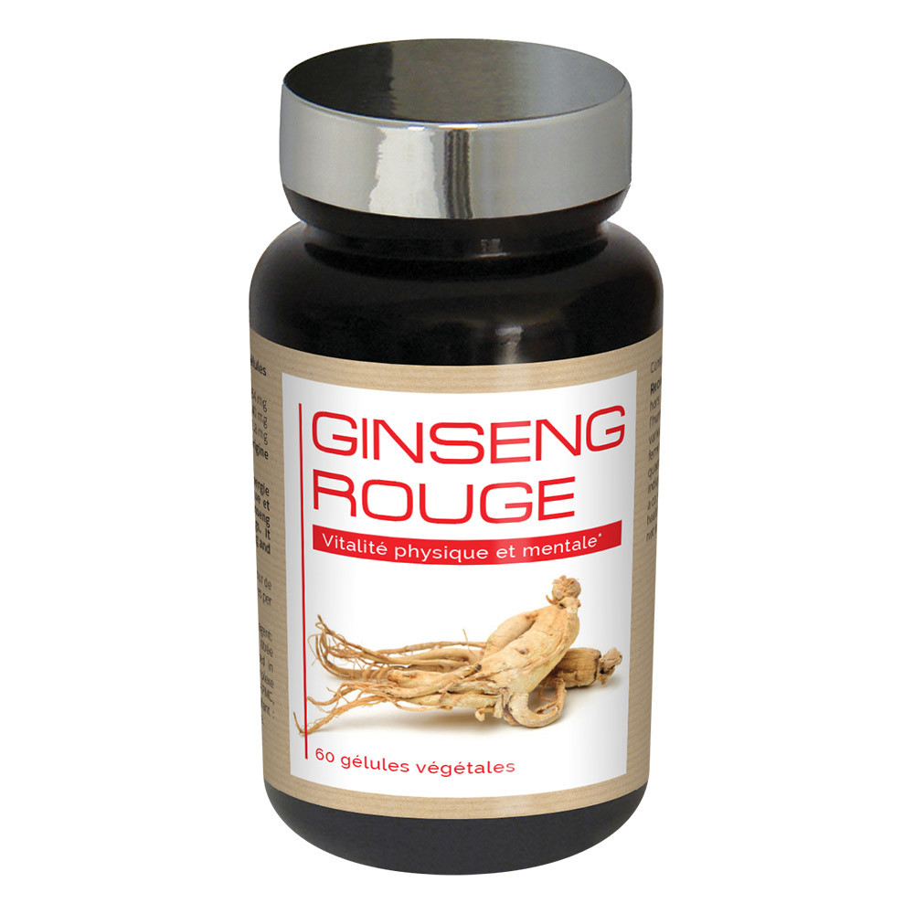 Ginseng Rouge Aide a lutter contre la fatigue - 60 gélules | Greenweez