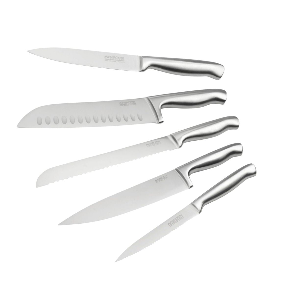 Set De 5 Couteaux De Cuisine Berlinger Haus – Acier Inox – Rose – Modèle I-Rose – Neuf