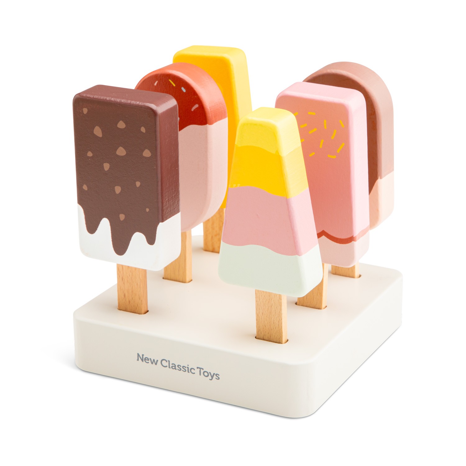 New Classic Toys Gâteau à Découper En Bois - Jeu D'Imitation Éducatif Crème Pour Enfants
