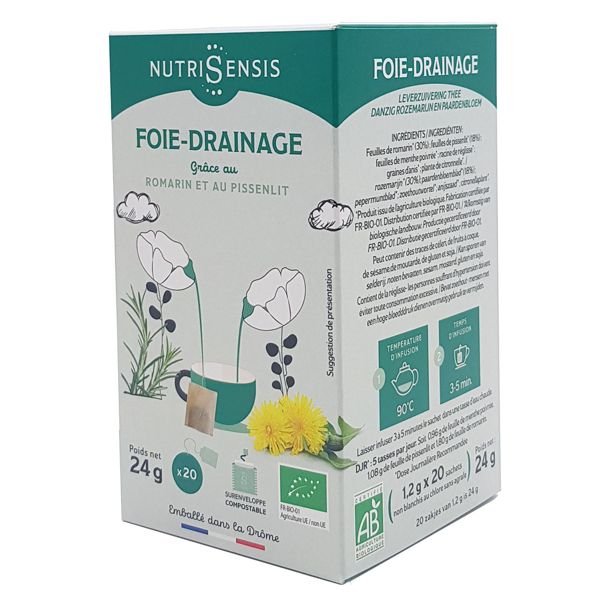 Skoczylas Digestion (romarin, Pissenlit, Menthe, Aneth) 60 Gélules